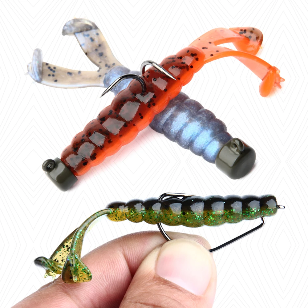 Spinpoler Diver Señuelo blando 7 cm flotante doble cola en T lubina - imagen 3