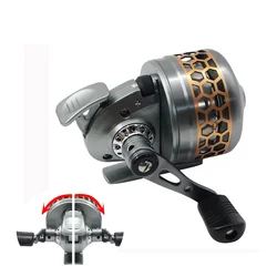 Carrete de pesca cerrado metal hueco herramienta simple para tiro
