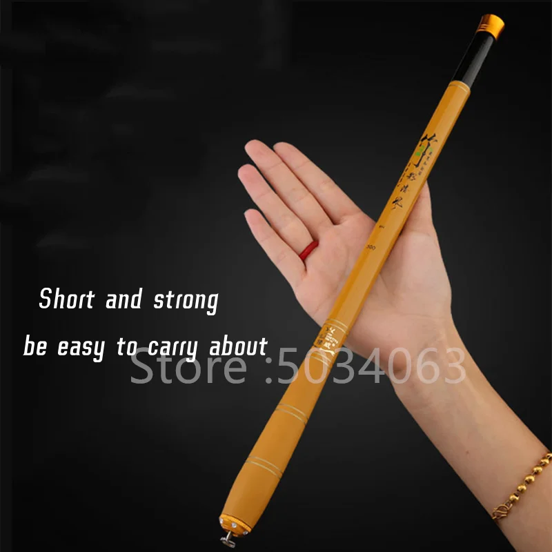 Caña de pescar de sección corta ajustable, accesorio de carbono Ultra duro, telescópico de viaje, equipo de pesca marino de alta calidad, 19/28 - imagen 4