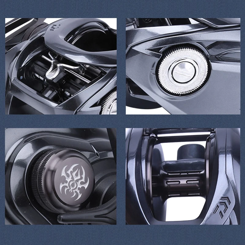 DAIWA-carrete de pesca TATULA 300/400 para agua de mar, 7 + 1BB, arrastre máximo de 13kg, carretes de agua salada, carrete de Baitcasting Ocea para Monster In Big Bait, 21 - imagen 5