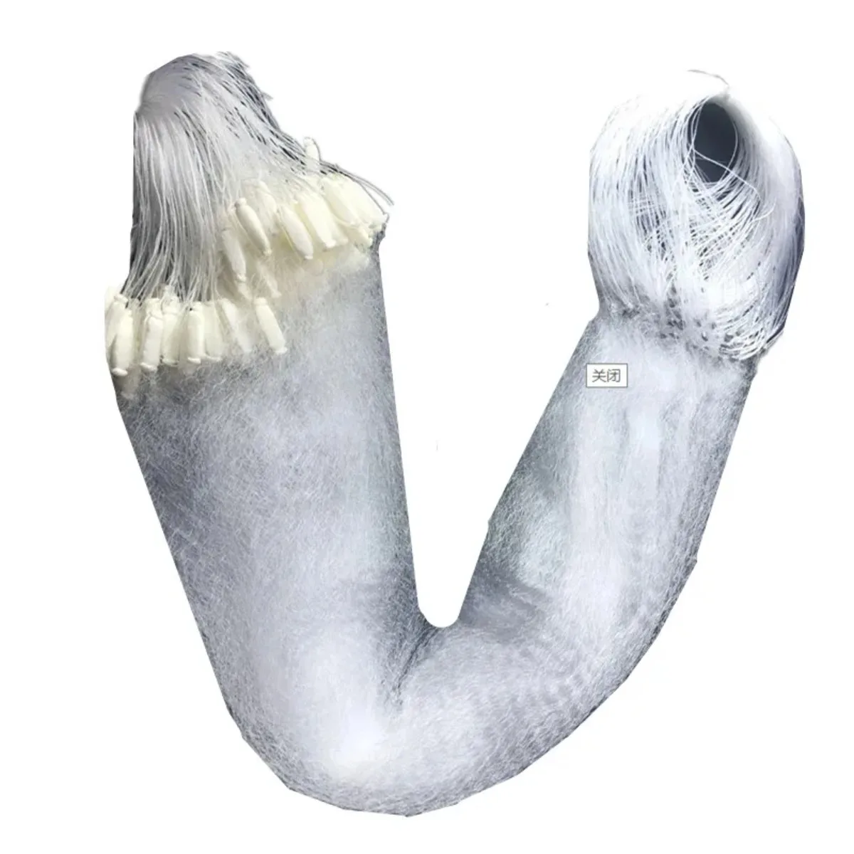 Red De Pesca De una sola capa De nailon monofilamento, Red De enmalle De línea suave, Red De Pesca con fregadero adhesivo, malla De 9mm-50mm, longitud 23m-95m