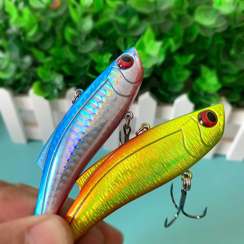 Testar-señuelo de Pesca que se hunde vib, 90mm, 33g, de fundición larga, vibración de mimbre, cebo duro láser Artificial para Lucio, aparejos de Pesca - imagen 5