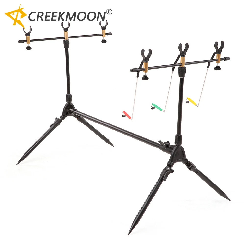 Soporte de trípode ajustable, soporte retráctil para caña de pescar, herramienta de descanso, soporte para caña de pescar de carpa, accesorio, herramientas de aparejos Swinger