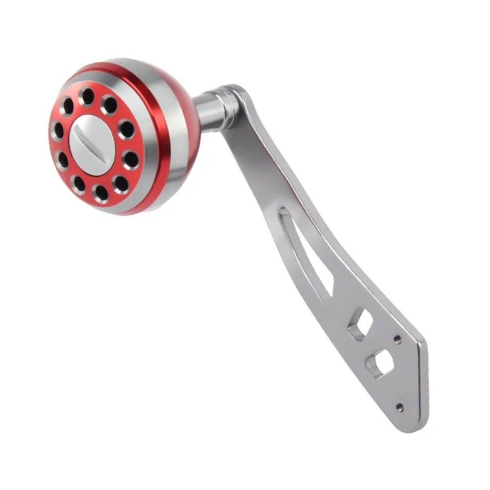 Mango de carrete de pesca Baitcasting de aleación de aluminio, mango de balancín individual ligero DIY, Universal de 36,6g