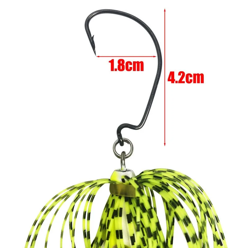 Chatterbait con hoja grande para Lucio – Señuelo vibrador de pesca - imagen 3