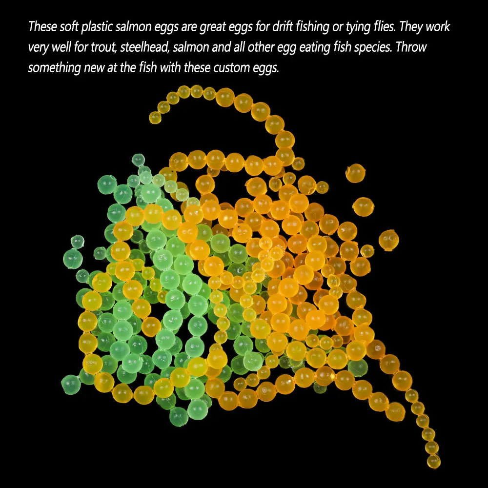 Bimoo-anzuelo triple para cebo, 40 cuerdas, 3,5mm, 5,5mm, luminoso, suave, realista, para atar moscas - imagen 5