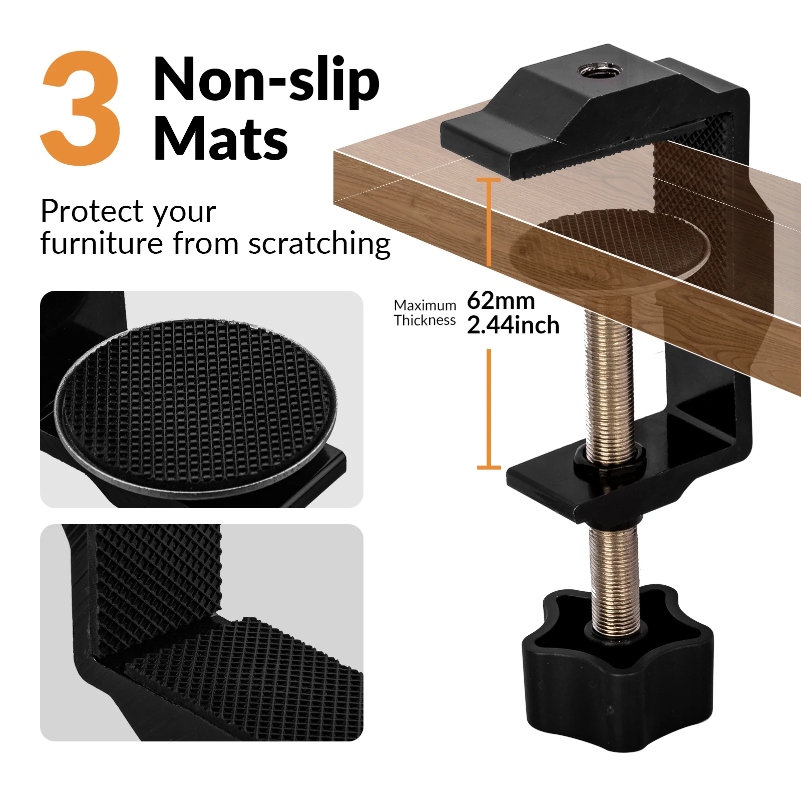 THKFISH-sistema de carrete de sedal de pesca, enrollador de sedal para Spinning y Baitcasting, máquina de carrete para caña/abrazadera de mesa, 1 Uds. - imagen 3
