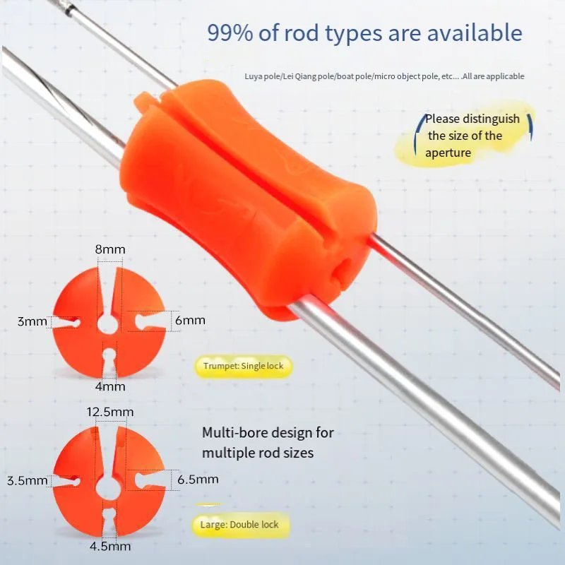 Caña de pescar de bola fija, Mini protección anticolisión, Retractor, tapón, herramientas, accesorios, nuevo - imagen 3
