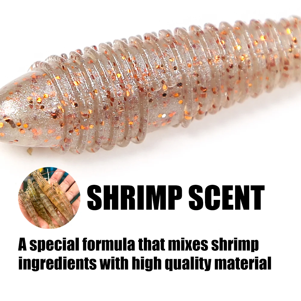 PEAK-Señuelos blandos de silicona, 5cm, 7cm, productos para pesca en el mar, Pva Swimbait, Wobblers, aparejos artificiales - imagen 5