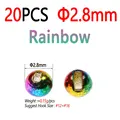 20pc 2.8mm Rainbow