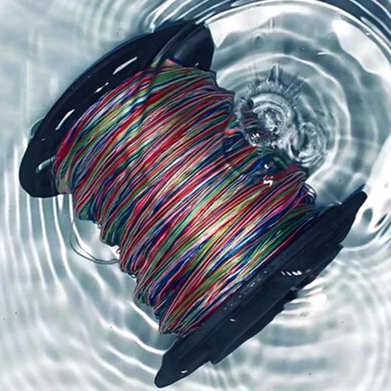 Rueda de línea de lavado para pesca en el mar, carrete de vibración Manual de PE, barril de descarga, limpieza de remojo, enrollador de línea de señuelo trasero de sal - imagen 4