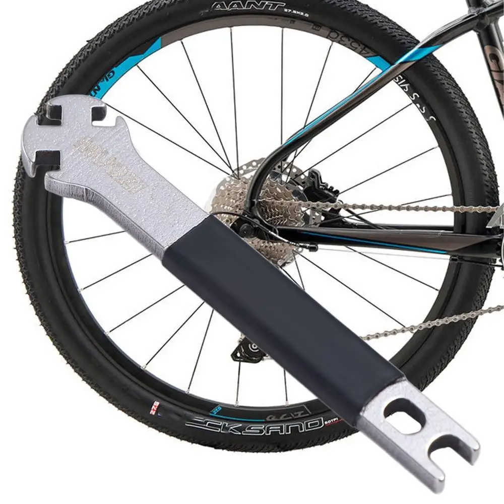 Llave múltiple para radios bicicleta acero inoxidable funda silicona - imagen 3