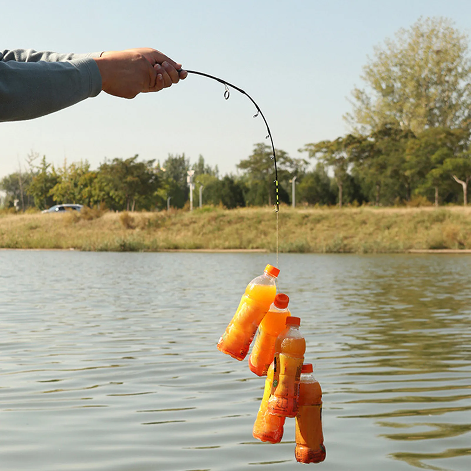 Caña de Pesca en Hielo Ultraligera – Fibra de Carbono Portátil - imagen 2
