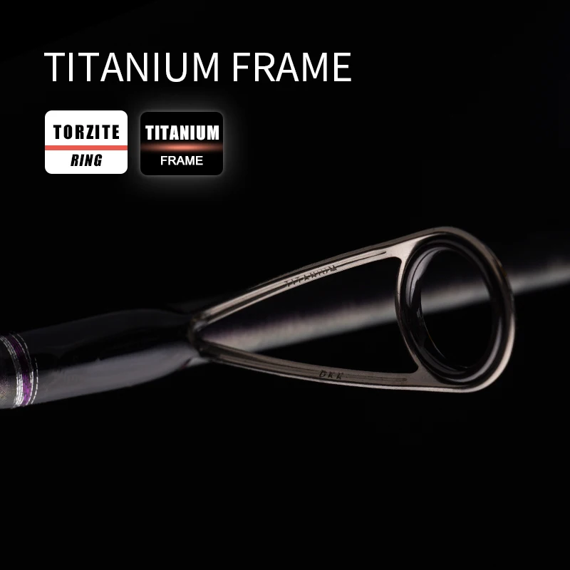 PURELURE ACUTEVIOLET varilla de acción rápida Regular anillo TZ marco de titanio 6 pies giratorio y fundición bajo Pike caña de bagre truchas perca - imagen 4