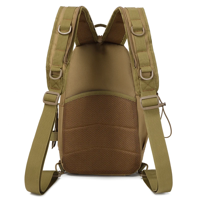 Mochila táctica de pesca con soportes para cañas señuelos riñonera - imagen 4