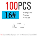100pcs  Size 16