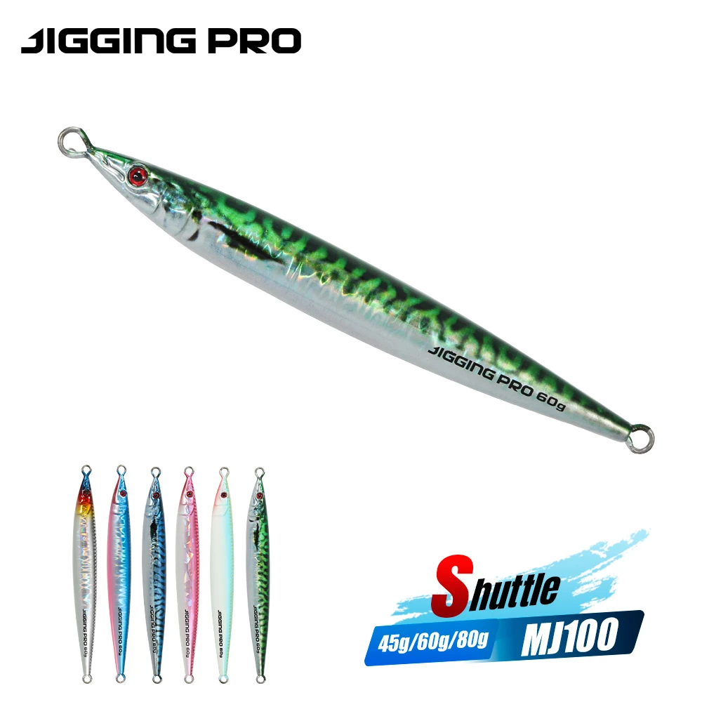 Jigging PRO Señuelo Metálico de Caída Horizontal para Agua Salada