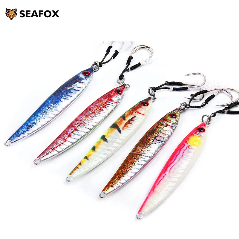 227 Jig Metálico UV 3D – Lanza larga para pesca en agua salada - imagen 5