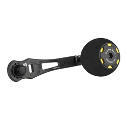 Mango de alimentación GOMEXUS Compatible con Shimano Calcutta Conquest 300 400 Daiwa Lexa Okuma Komodo reemplazo de mango de carrete de Baitcasting