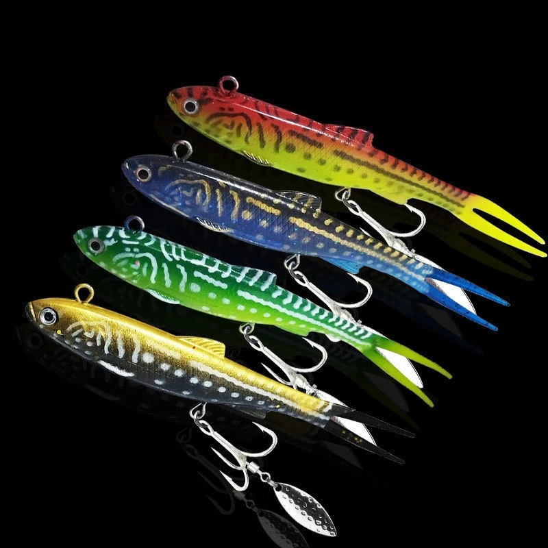 Señuelo de goma MUKUN 140mm para pesca de lucio