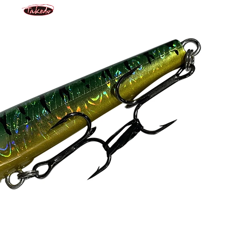 TAKEDO DOLPHIN Weihai Jerkbait Wobblers lápiz 80A 80mm 7g lápiz flotante cebo duro de plástico Señuelos de pesca señuelo de lubina - imagen 2