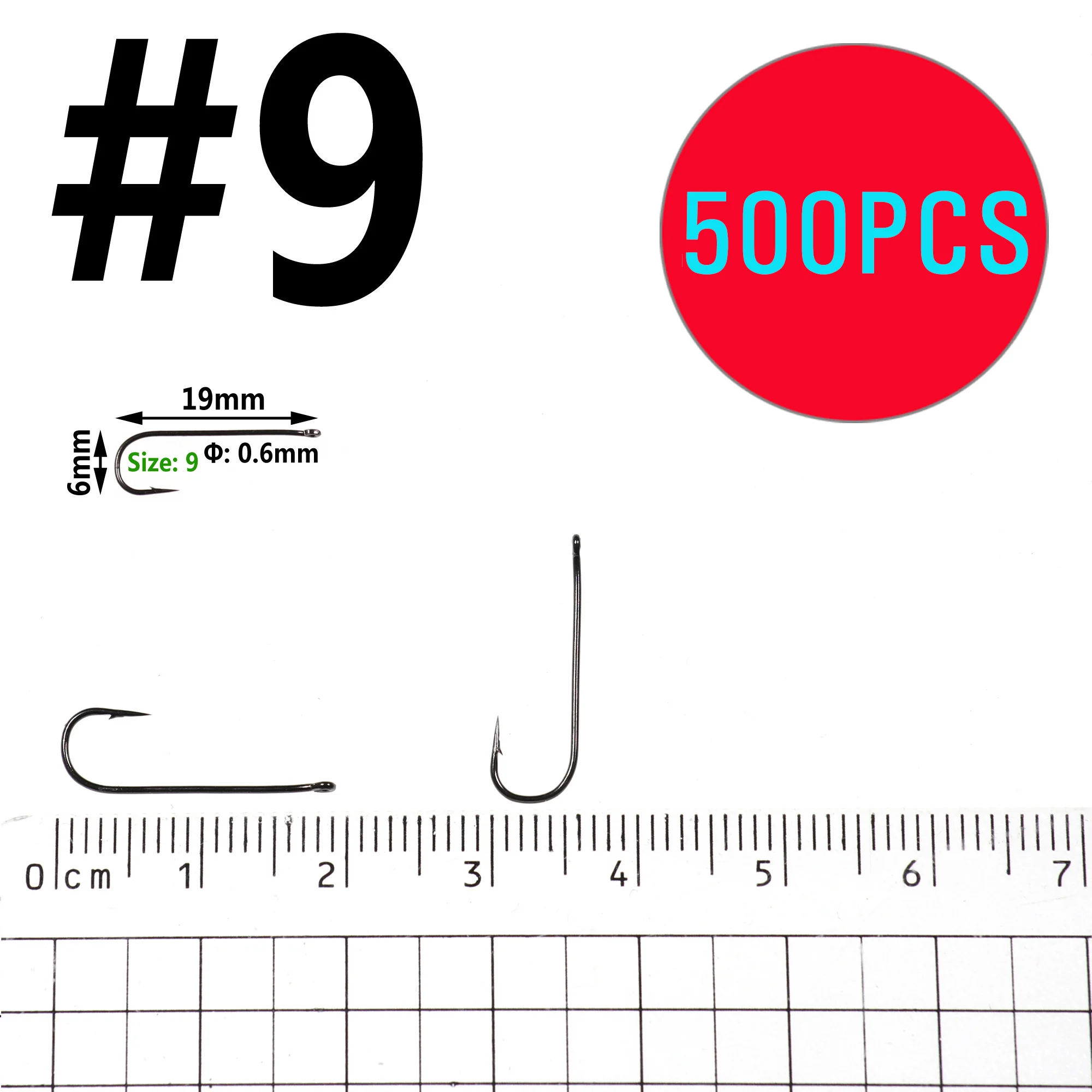 500PCS Size 9