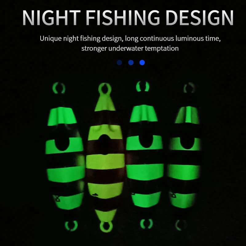 OBSESSION J72 1 unidad de plantilla de paso lento de abeja 30g 40g 60g 80g 100g 120g señuelo de cuchara de Jigging de fundición a tierra señuelo de pesca de agua salada brillante - imagen 5