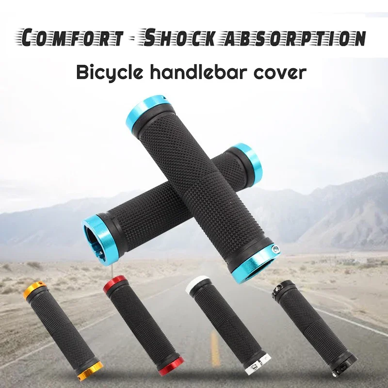 Manillar de bicicleta antideslizante, cubierta universal para mango de bicicleta de montaña, cubierta antideslizante de aleación de aluminio, accesorios para montar - imagen 2