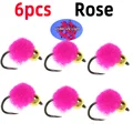 6pcs Rose