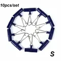 10pcs Blue - S