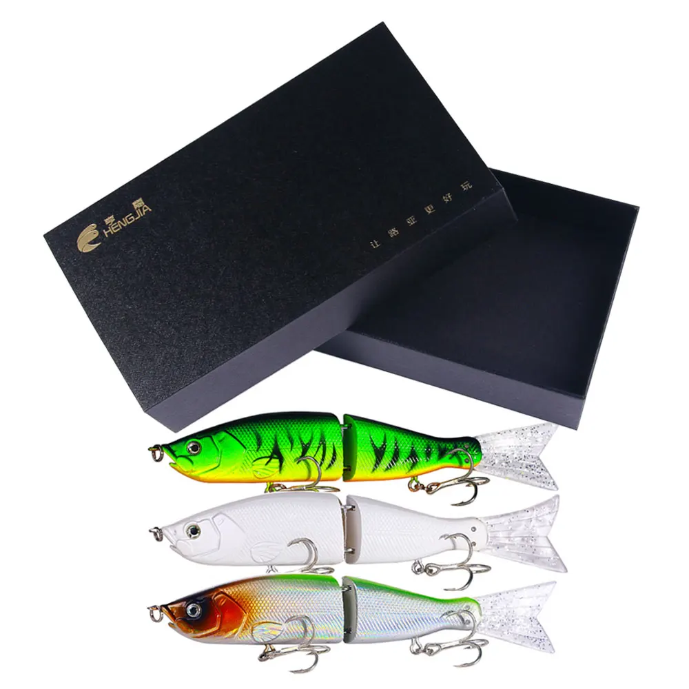 Juego de señuelos de pesca multiarticulados, regalo para papá, Día de San Valentín, cebo duro realista para lubina, Pike, Zander, aparejos depredadores, 3 uds. - imagen 5