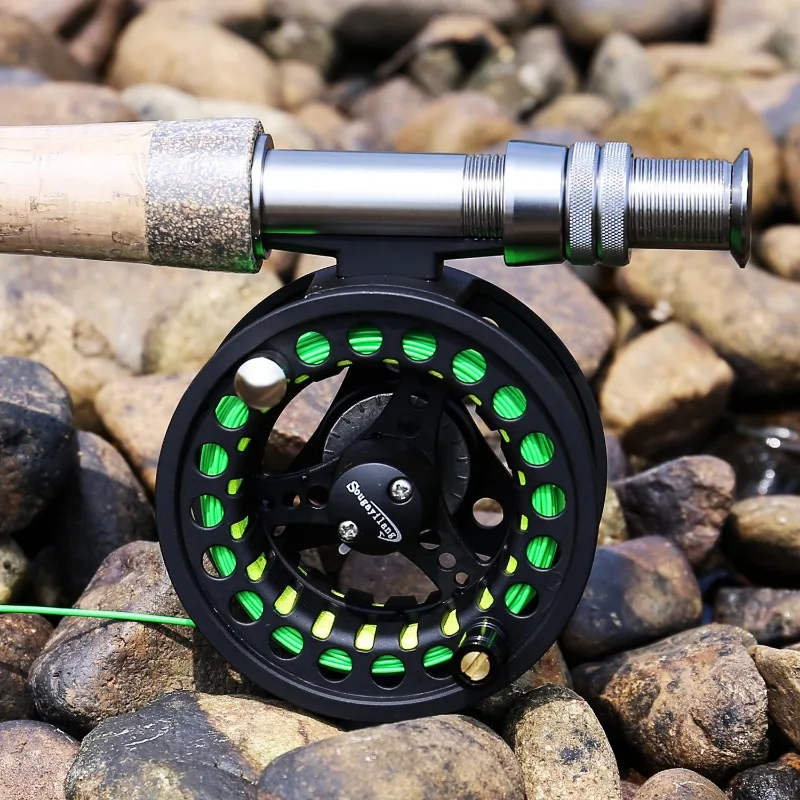 Carrete de pesca con mosca Sougayilang CNC – arrastre antideslizante - imagen 5