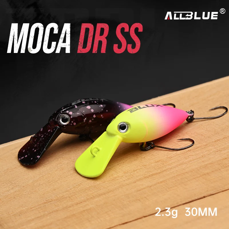 ALLBLUE MOCA Crankbait hundimiento lento – Wobbler para trucha - imagen 2