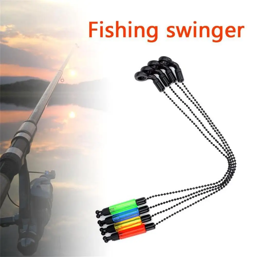 Alicates de pesca duraderos de 1 piezas, alarma de mordida, indicadores de 5 colores, componentes de cadena suave, accesorios de aparejos de pesca, suministros - imagen 2