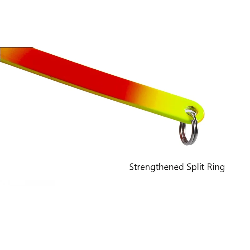 Señuelos de Metal Wobbler para pesca, cuchara de pesca de 2 piezas, 2,5g, cebos de arrastre de Jigging de fundición larga con un solo gancho para trucha Crappie Perch - imagen 4