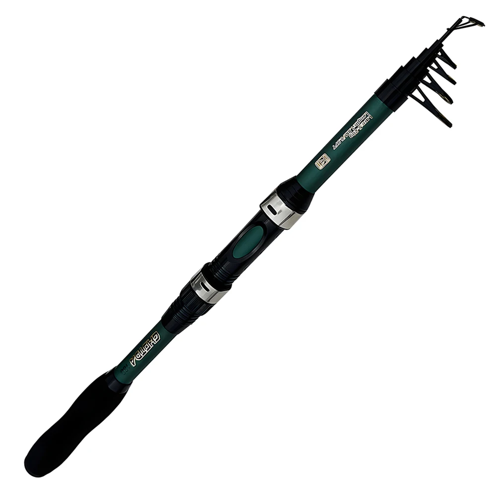 Mini caña de pescar de carbono de 1,8 m, señuelo para Jigging de trucha, equipo de lanzamiento de alimentación de carpa, longitud cerrada de 40,5 CM, peso del señuelo de 5-20g, nuevo - imagen 5