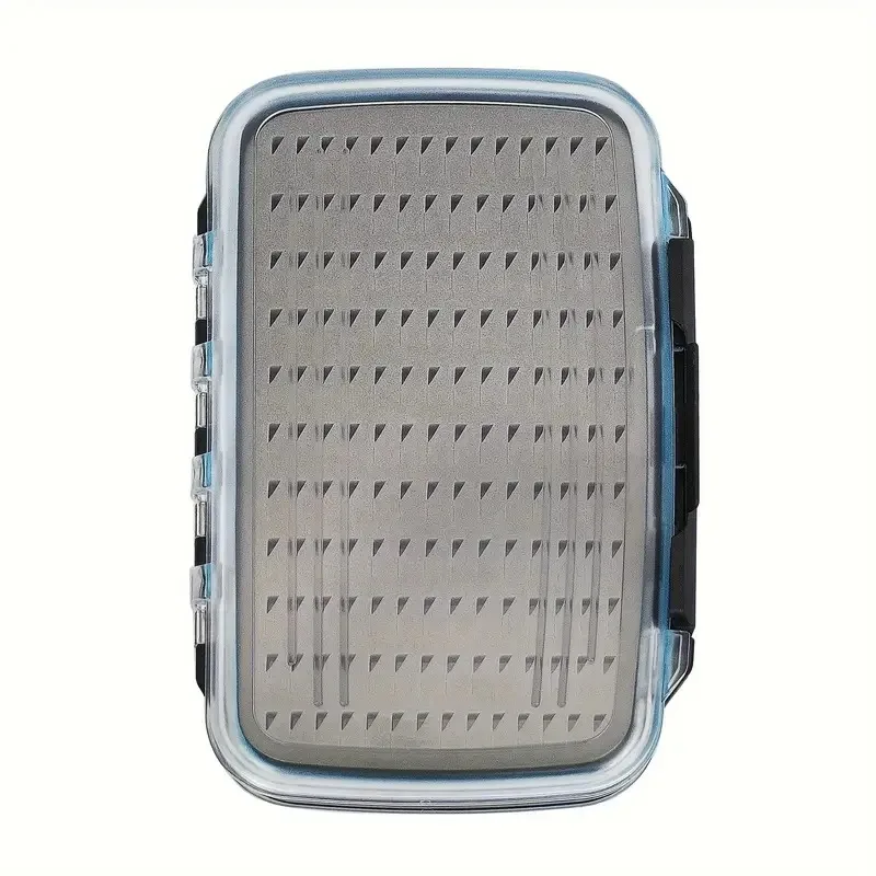 Caja de aparejos impermeable de gran capacidad, organizador de doble cara con tapa transparente, Material de PC para accesorios de pesca en agua salada - imagen 4