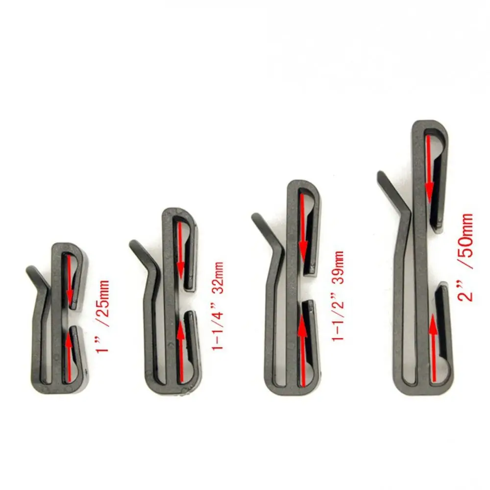 Hebilla de cinturón, abrazadera de orificio de cerradura, hebilla de cinturón tejida, hebilla Molle, Clip de correa de máscara, Clip de cinturón de cintura - imagen 3