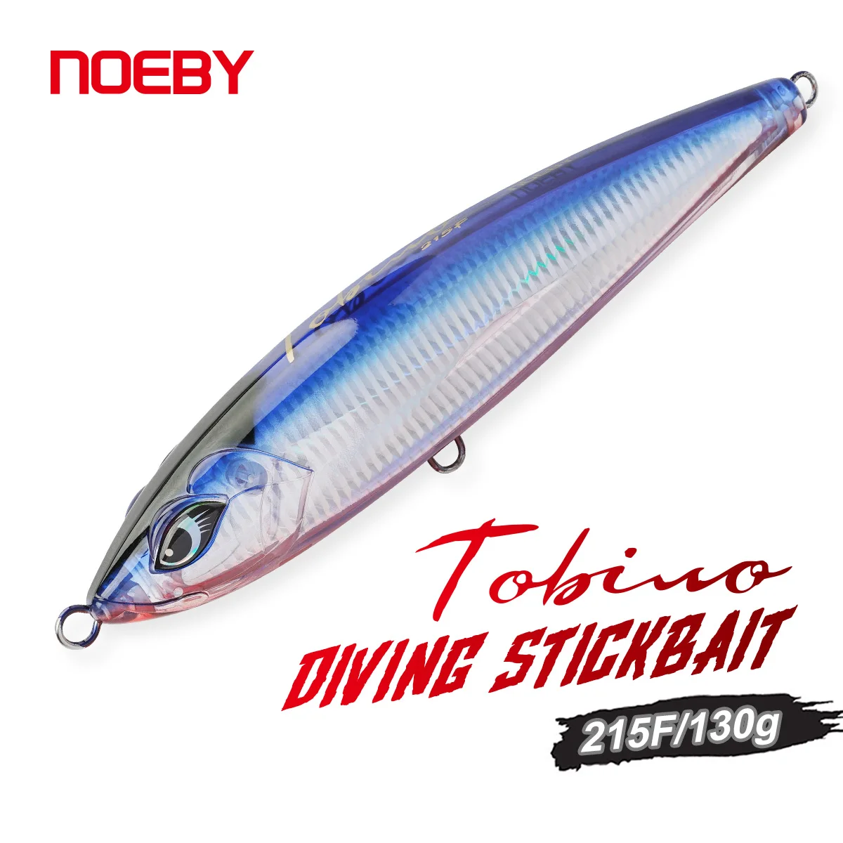 NOEBY Tobiuo buceo Stickbait 215mm 128g lápiz flotante en alta mar cebo duro Artificial atún de agua salada GT gran juego Señuelos de pesca