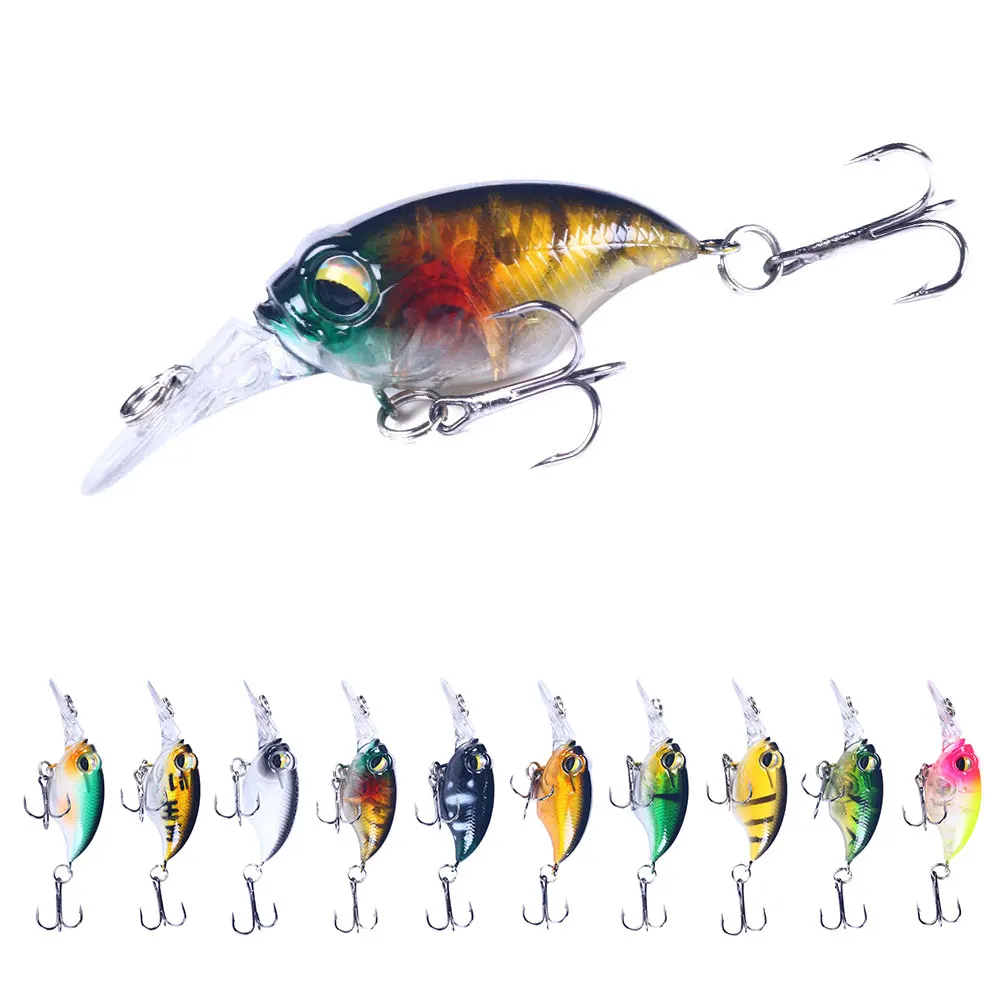 Señuelo Crankbait buceo profundo wobbler alta frecuencia para lubina - imagen 5