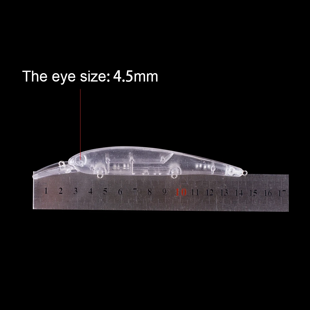 Hanlin-SEÑUELOS DE PESCA DE pececillos, cebos artificiales de cuerpo duro sin pintar, aparejos de lubina en blanco, 10/20 piezas, 14,5 CM, 14G - imagen 2