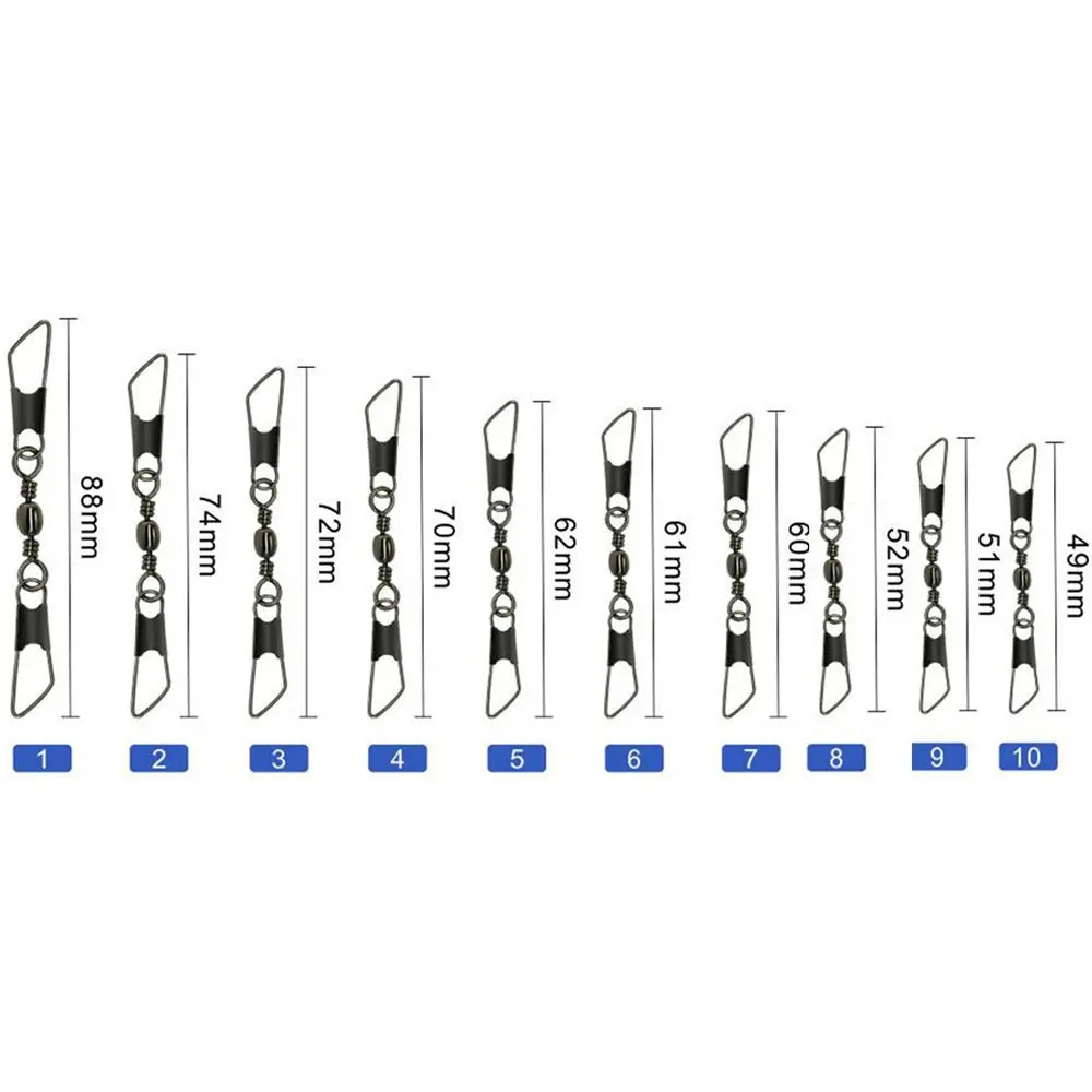 Una fila de cintas de medición en blanco y azul