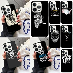 Funda de teléfono Hockey is my life para iPhone 17 Air 16 15 14 12 13 PLUS 11 PRO MAX