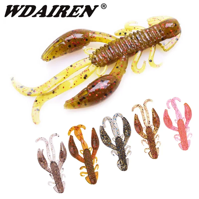 Señuelo cangrejo silicona para lubina con olor a pescado - imagen 5