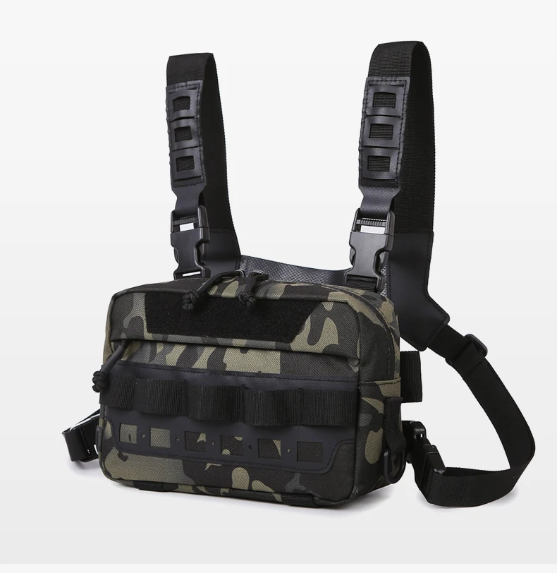 Arnés táctico de camuflaje para uso versátil al aire libre