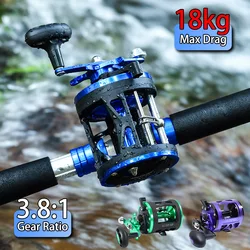 Carrete Sougayilang Baitcasting 3.8:1 - Arrastre 18kg para mar y río