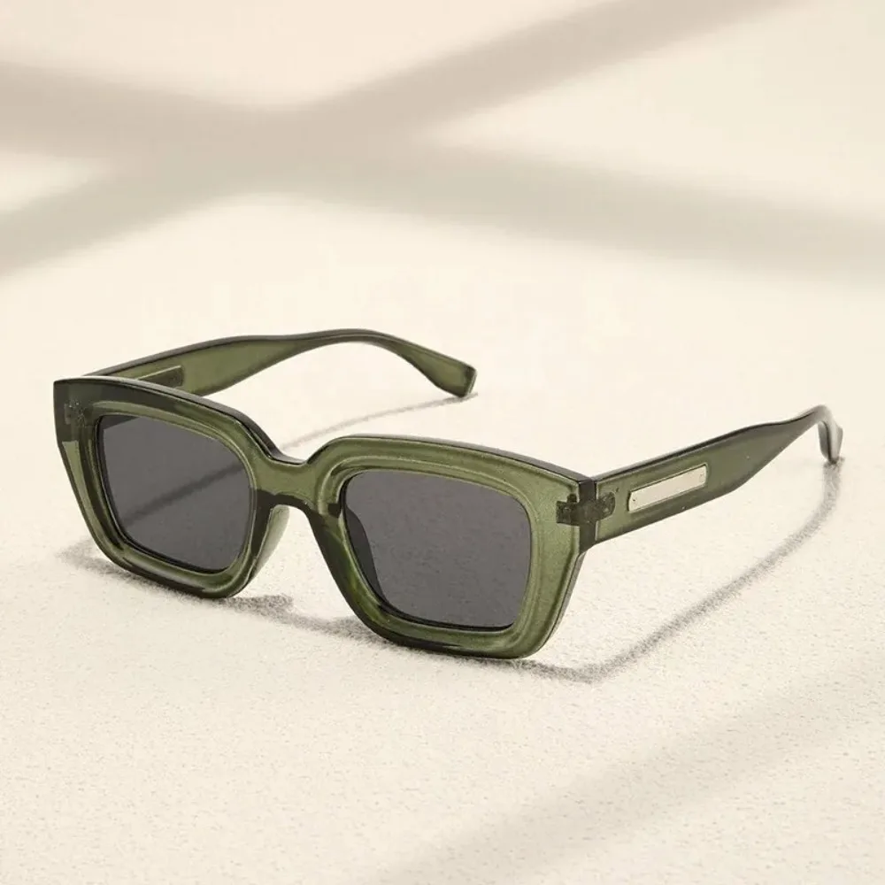 Gafas de sol con montura cuadrada Retro, gafas de sol a la moda para Traver, gafas UV400, gafas de sol con protección solar - imagen 5