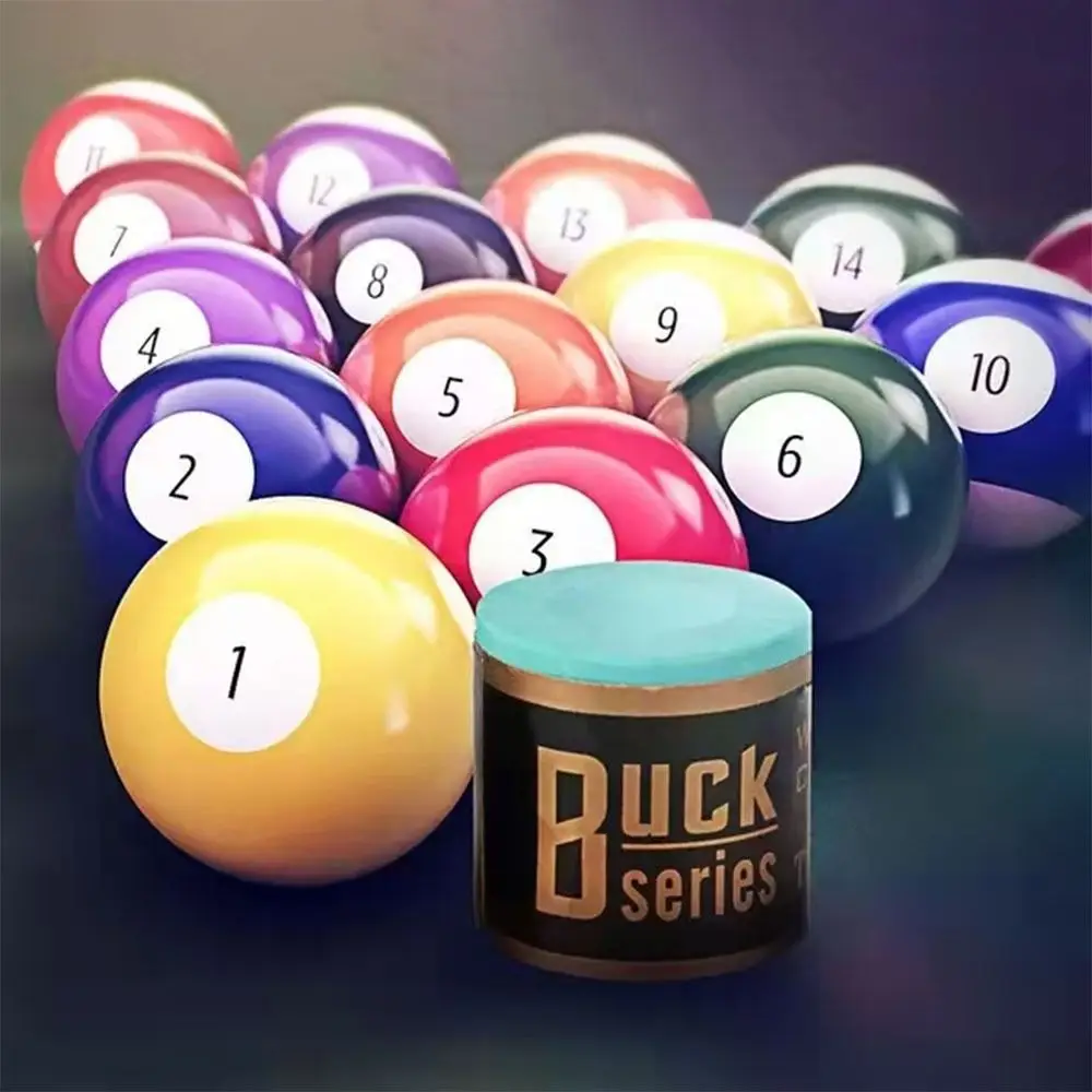 Taco de tiza antideslizante para billar, punta de billar de carbonato de calcio, azul, verde, rojo, accesorio deportivo para interiores, 2 unidades por juego - imagen 2