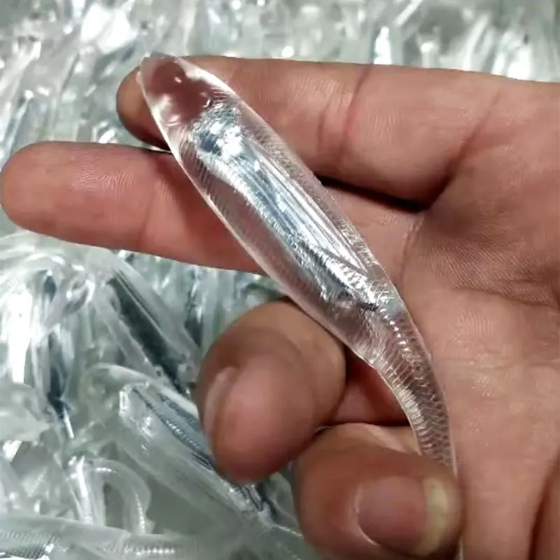 Cebo suave para peces voladores, cola en T 3D, cebo de simulación de papel de aluminio, pesca de Barstow, pesca en el mar, cebo de atún para lubina, 9G/11G