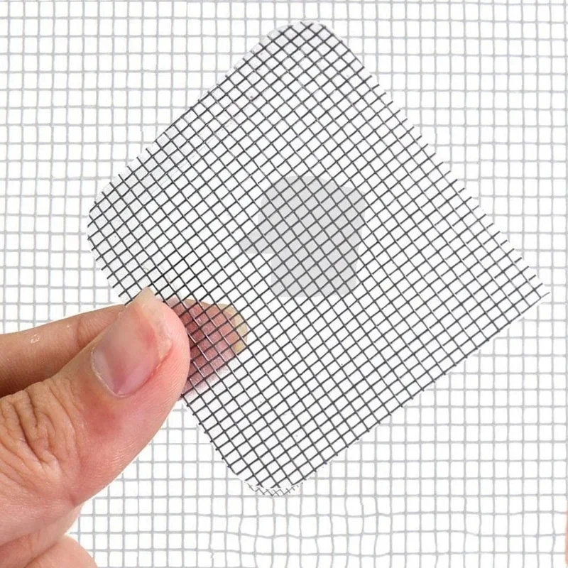 Nuevo 24 uds/6 hojas arreglar tu pantalla de ventana de malla de red para el hogar reparación antimosquitos parches de pantalla pegatinas